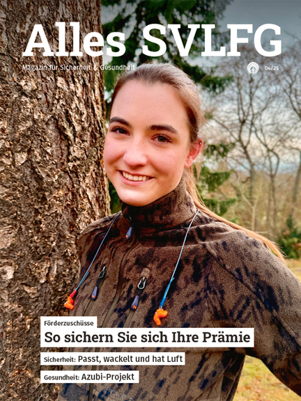 Vergrößerung des Bildes für Titelblatt der Alles SVLFG 4/25.
