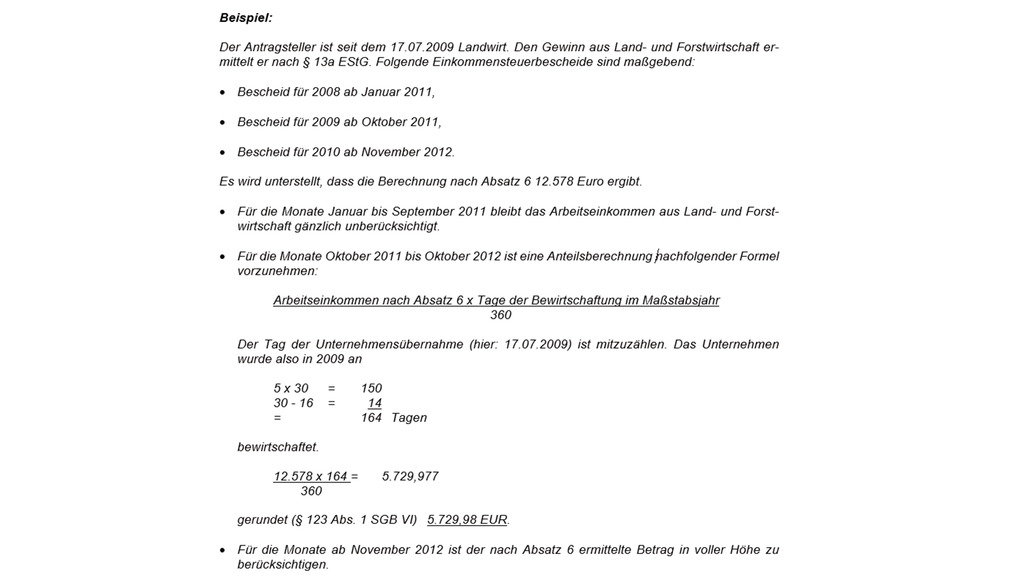 Vergrößerung des Bildes für §107c ALG - Beispiel: Keine hinreichend zeitnahe Einkommensteuerveranlagung.