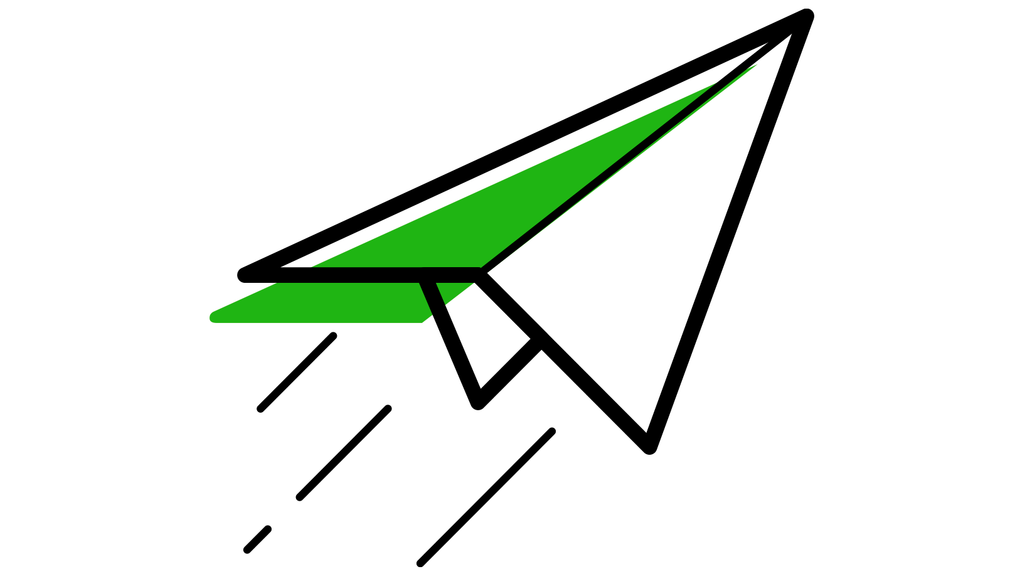 Vergrößerung des Bildes für Papierflieger.